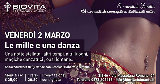 2 marzo – Le mille e una danza